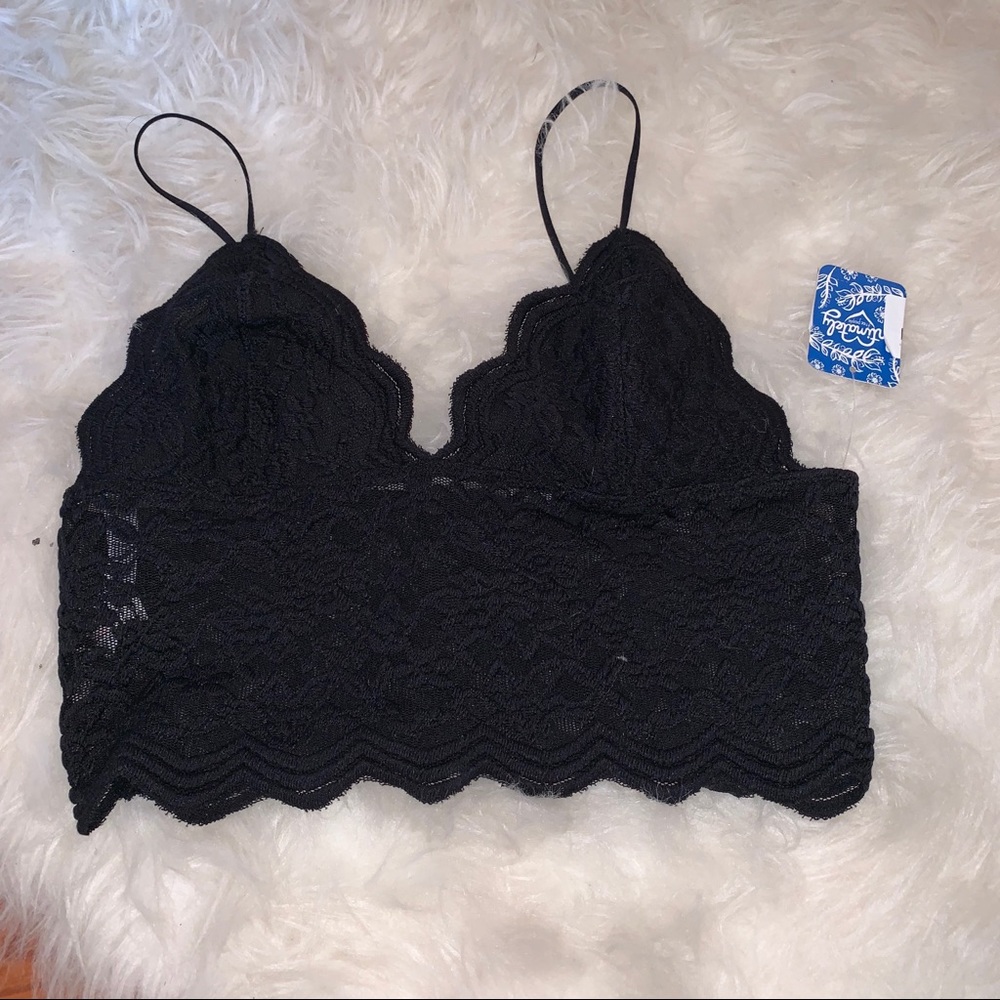 Free People Black Bralette or Top - Picture 2 of 3